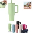 40oz Insulated Stainless Steel Tumbler with Straw and Handle