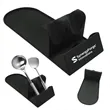 Spoon Rest with Dual Slots and Drip Tray for Kitchen Tools