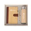 Bamboo 3 Pieces Business Gift Box)Notebook Pen and Tumbler)