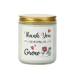 Aromatherapy soy wax candle with 5% botanical fragrance.