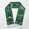 Winter Velvet Printing Scarf With Tassel