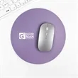 Pu Leather Round Mouse Pad