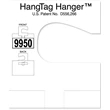 Card Stock HangTag Hanger™ Patented Adapter