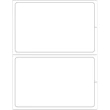 8" x 5" - Blank 2up Laser Label