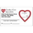 Heart Kiss-Cut Appointment Card