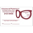 Glasses Kiss-Cut Appointment Card