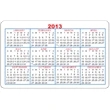 4-Color Process Loyalty Cards - Calendar (Specify Year)