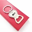 Heart-shaped Bottle Opener Key Chain