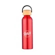 24oz 100% Recycled Aluminium Bottle  with Bamboo Lid