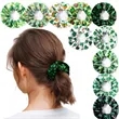 Elastic Polyester Hair Scrunchie with Full-Color Print
