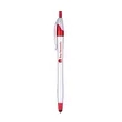 Retractable Action Ballpoint Pen with Stylus