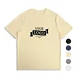 6.3 oz 100% Cotton Unisex Round Neck Short Sleeve T-shirt