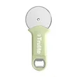 Stainless Steel Pizza Cutter With  Bottle Opener