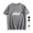 6.3 oz 100% Cotton Unisex Round Neck Short Sleeve T-shirt