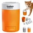 Portable Dog Paw Cleaner Cup With Soft Silicone Brush