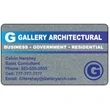 Silver Plastic Business Cards .030"