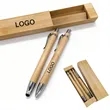 Bamboo Ballpoint Pen Set with Gift Box