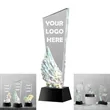 Colorful Custom Crystal Award Glass Appreciation Trophy