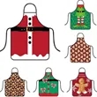 Custom Christmas Waterproof Apron with Neck Strap