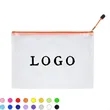 Transparent Zipper Document Organizer Stationery Pouch Bag