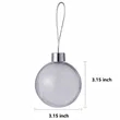 Heat-Transfer Plastic Acrylic Christmas Ornaments