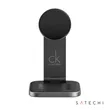 SATECHI® 3-in-1 Qi2 Wireless Charging Stand Type A,C,G Plugs
