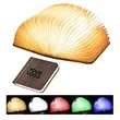 Bluetooth Speaker Wooden Book Lamp Foldable LED Night Light