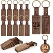 Wooden KeyChain with Leather Strap