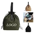 Drawstring Canvas Camping School Lunch Bag
