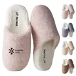 Fleece Slippers Plush Warm Indoor Shoes for Winter Comfort