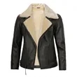 Black Luxe Shearling Moto Jacket