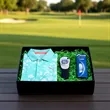 PUMA® MATTR Polo, Srixon® Golf Balls & Divot Tool Gift Set