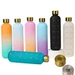 32oz Time-Marked Gradient Water Bottle for Daily Hydration