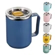 15oz Stainless Steel Double-Wall Mug with Handle