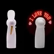 Handheld Fan With LED Custom Message