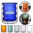 6.7oz. Double Wall Glass Cups