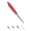 Twist Action Captive Precision Stylus Pen Led Light