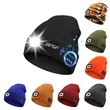 LED Light Up Acrylic Knit Hat Wireless Music Cap