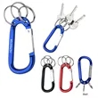 8mm Carabiner With Triple Split Ring
