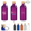 20 Oz. Aluminum Tundra Bike Bottle With Bamboo Lid