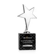 Tuscany Chrome Star VividPrint™ Award on Woodlawn Base-Black
