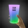 LED Glow Light Up Neon Look 16 oz Pint Glass