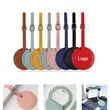 round luggage tag