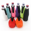 Neoprene Zippered Beer Bottle Cooler