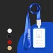 Metal ID Card Holder with Lanyard
