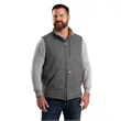 Berne Apparel Men's Heartland Sherpa-Lined Washed Duck Vest