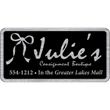 4" x 2" Rectangle ID Decal - Brushed Chrome