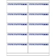 4.25" x 2" - 10up 8.5 x 11  Custom Laser Labels 1,000 She...
