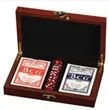 Dice and Cards Set In RoseWood Box
