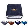 Soft Micro Mink Sherpa Blankets Dual Layer
